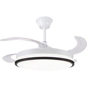 اضاءة معلقة شكل مروحة 3 اضاءات - 75 واط روبي - ابيض