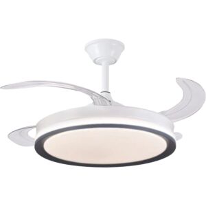 اضاءة معلقة شكل مروحة 75 واط - ابيض