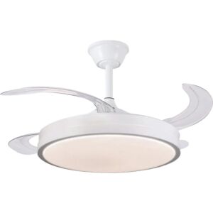 اضاءة معلقة شكل مروحة 3 اضاءات 75 واط - ابيض