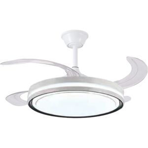 اضاءة معلقة شكل مروحة 3 اضاءات - 75 واط اليس - ابيض