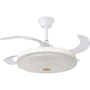 اضاءة معلقة 3 اضاءات - 75 واط شكل مروحة - ابيض