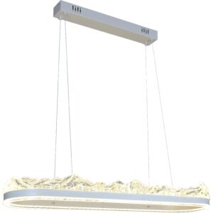 ثريا مودرن 3 اضاءات بورو - 105 واط - ابيض