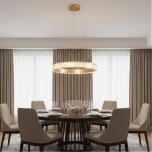 ثريا مودرن 3 اضاءات 65 واط سافي - ذهبي