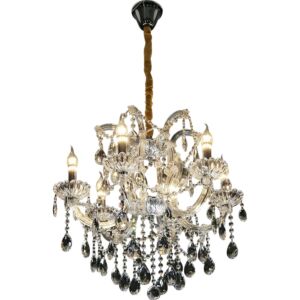 ثريا علاقي شمعدان فضي الارتفاع 59 القطر63 E14x6L