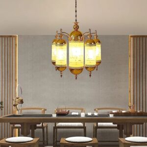 ثريا علاقي اسلامي كرستال مساجد وقصور - ذهبي