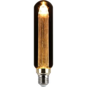 لمبة ديكورية زجاج بطول 20 سم 3 واط ديكوري - رمادي