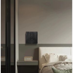 فيش ثلاثي 13 امبير - اسود بيانو بلاتيني