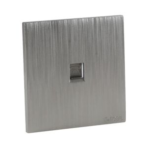 فيش منفذ هاتف تلفون مفرد توفل - بيانو جرافيت