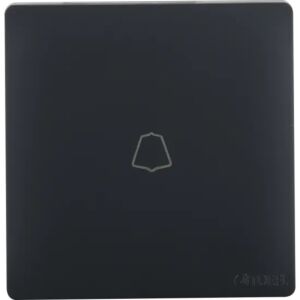 غطاء مفتاح جرس مورين - أسود بيانو