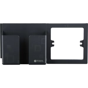 حامل جوال على الفريم توفل - اسود بيانو