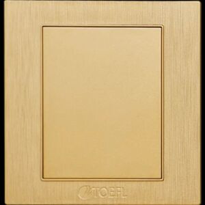 غطاء فيش فارغ لون ذهبي قولد توفل