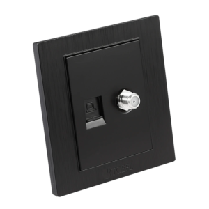 فيش منفذ كمبيوتر مع دش