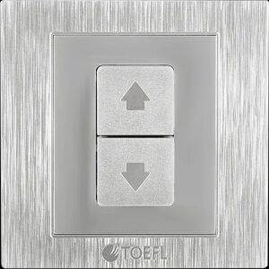 مفتاح شتر ستارة كهرباء 16 امبير لون فضي توفل