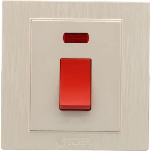 مفتاح سخان مربع طقة حمراء 20 امبير - لولي فاخر توفل