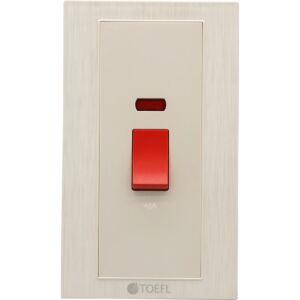 مفتاح مكيف مستطيل 45 امبير لولي فاخر - توفل