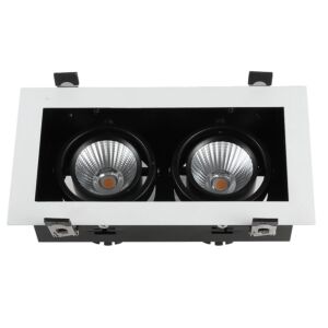 إضاءة جدارية سبوت لايت لون الانارة اصفر مانع للتوهج مستطيل 30 واط - توفل