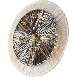 ابليك مودرن رمادي مع 3اضاءات 3 واط