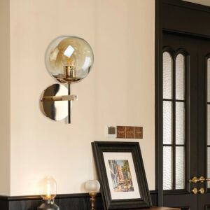 إضاءة ابليك حائط مودرن مفرد - ذهبي