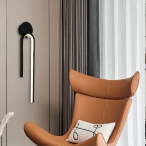 إضاءة جدارية مودرن اسود 3 اضاءات 7 واط