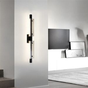 إضاءة جدارية أسود 12 واط