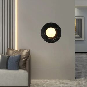 إضاءة جدارية مودرن مفرد - اسود