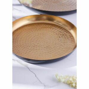 صينية تقديم رومارينا- لون أسود كبيرة