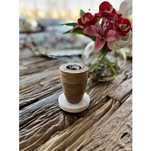 مبخرة فلورينس مقاس صغير - بني فاتح