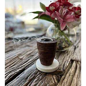 مبخرة فلورينس مقاس صغير - بني غامق