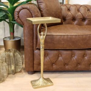 طاولة جانبية أوسكار ليدي - ذهبي