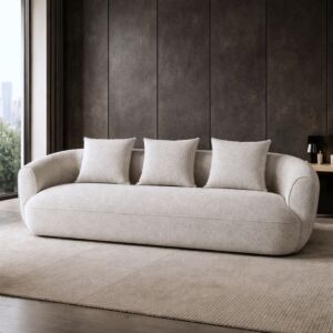 كنبة روتانا - 3 مقاعد - بيج