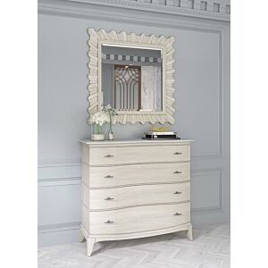 وحدة ادراج مع مرآة ستارلايت - عاجي