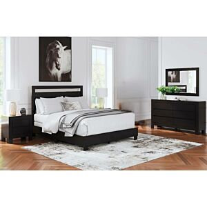 طقم غرفة نوم كاستينر كوين 7 قطع 152X203 سم مع مرتبة