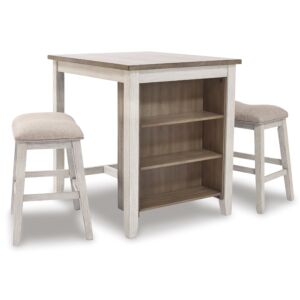 طقم طاولة طعام ومقعدين سكيمبتون