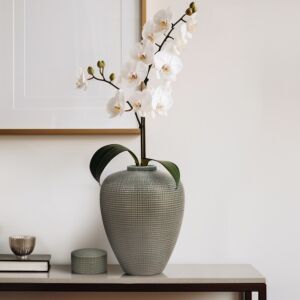 فازة ديمبسي مع غطاء - أخضر