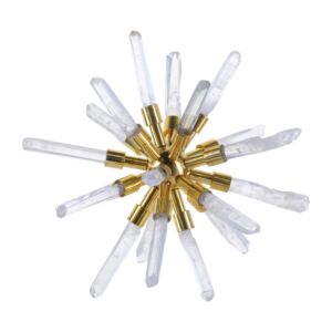 تحفة ديكور كريستالي كبيرة شكل نجمة - شفاف
