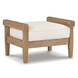 مقعد مع وسادة خارجي مونيغان - بني