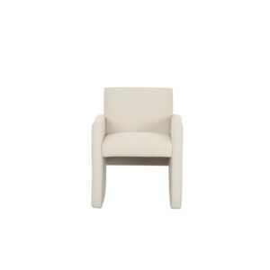 كرسي طاولة طعام كيما - كريمي