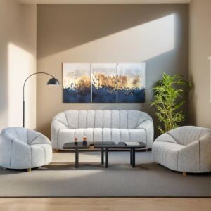 مجموعة غرفة معيشة فلورمار - 7 قطع