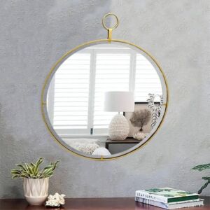 مرآة حائط دائري ارنولد 80 سم - ذهبي