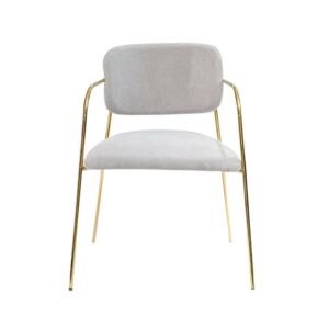 كرسي طاولة طعام البا - رمادي