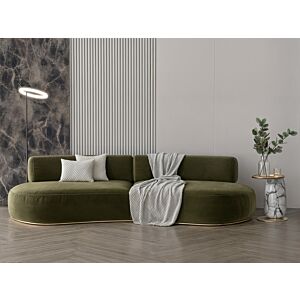 كنبة أوريليا - 3 مقاعد - اخضر