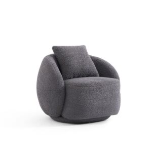 كرسي مفرد مورا - رمادي