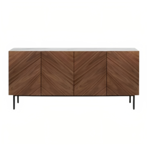 طاولة بوفيه مينو - بني