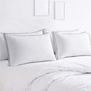 طقم وسائد فندقية قطن 6 قطع 1200 جرام