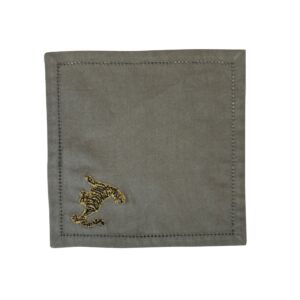 منديل سفرة تايجر - رمادي ومتعدد الالوان