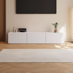 طاولة تلفزيون أوليفيا 180 سم - اوف وايت