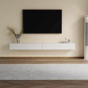 حامل تلفزيون جداري فيرمون - ابيض