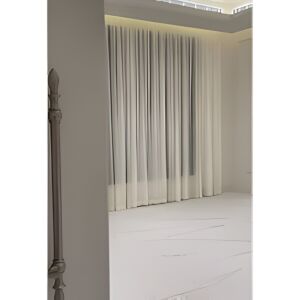 ستارة امريكي خط واحد بلاك اوت - 250x300 سم - ابيض