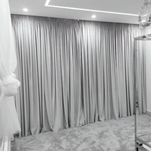 ستارة بل بل خط واحد بلاك اوت - 250x300 سم - رمادي