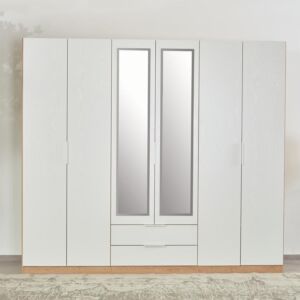 دولاب ملابس 6 أبواب و2 درج من ميلان